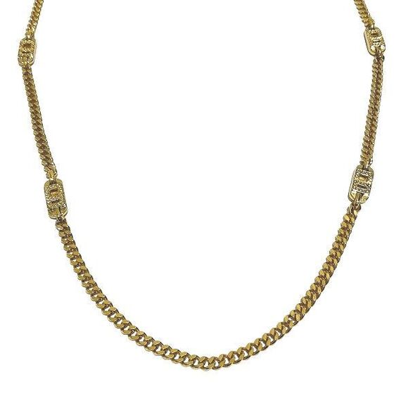 Dior Logo Long Necklace Necklace - Picture 1 of 9